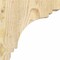 Ekena Millwork Pescadero Rough Sawn Corbel, Douglas Fir, 4"W x 8"D x 8"H COR04X08X08PEC00RDF - alternate 2